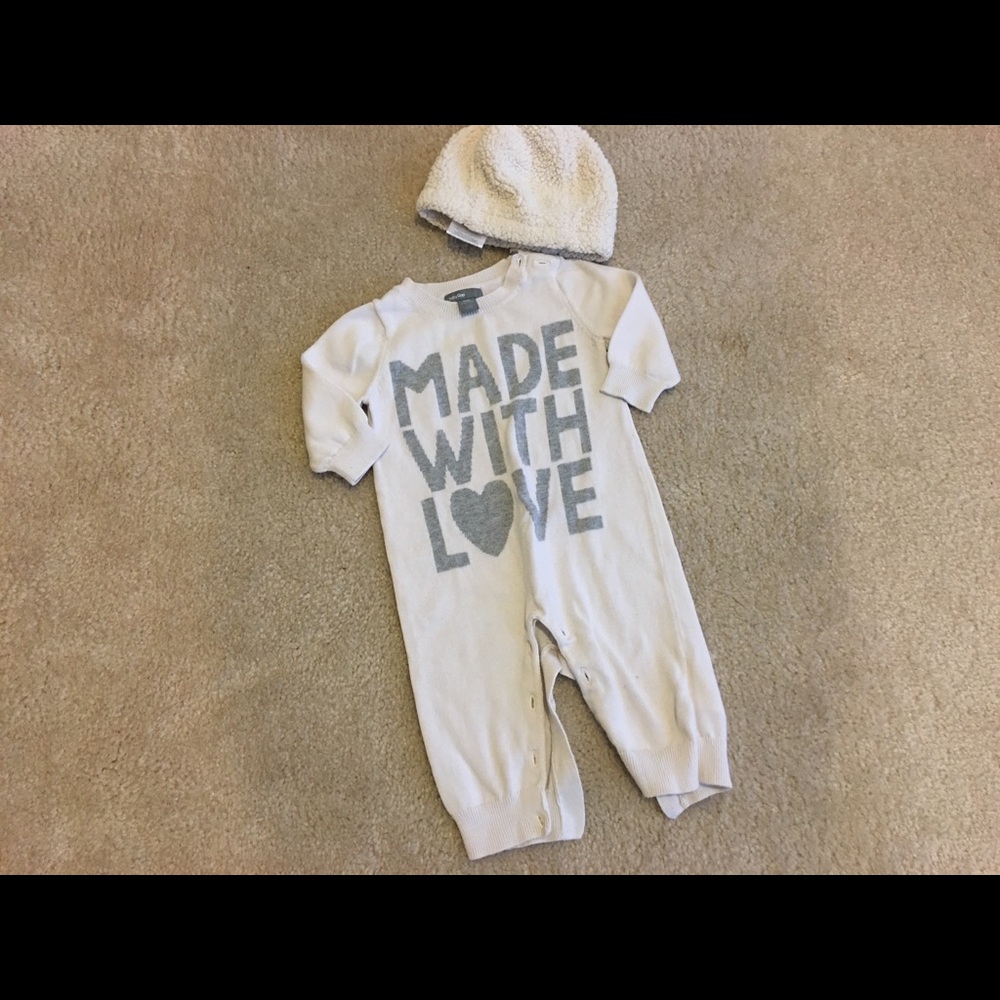 Baby girl sweater one piece
